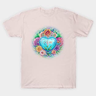 Mother's Day Celebration: A Heartfelt Surprise Filled with Floral Love for Your Mom T-Shirt